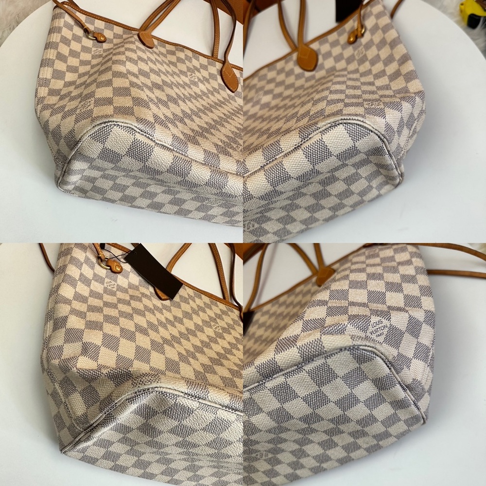 💎✨BEAUTIFUL✨💎 Louis Vuitton Damier Azur Neverfull MM Tote Bag - Picture 9 of 13